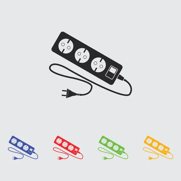 Extension cord vector icon — Stock Vector