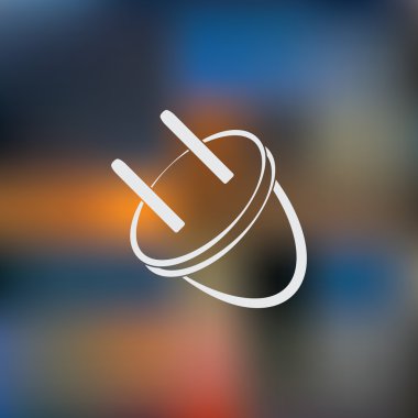 elektrik dolgu vektörü simgesi