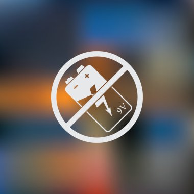 Ban pil vektör simgesi. 