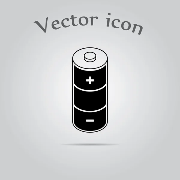Batería simple vector icono — Archivo Imágenes Vectoriales