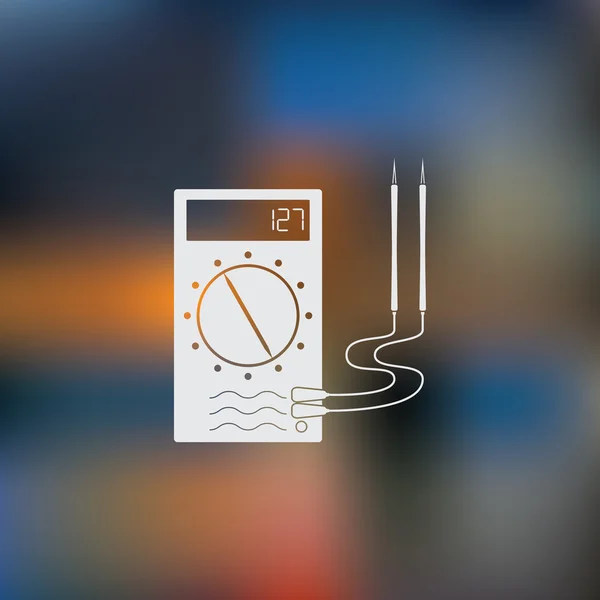 Multimeter eenvoudige Vector Icon. — Stockvector