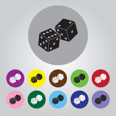 Basit vektör dices simgesi