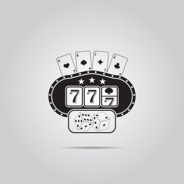 Slot makinesidir vektör simgesi