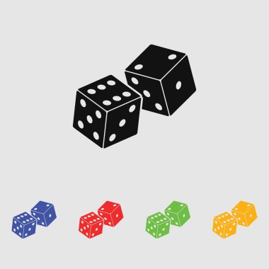 Basit vektör dices simgesi