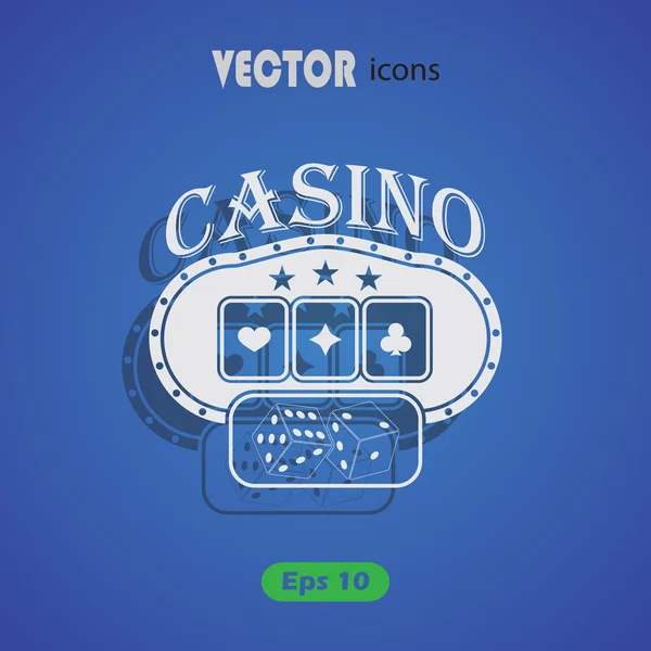 Slot machine vector icon — Stock Vector