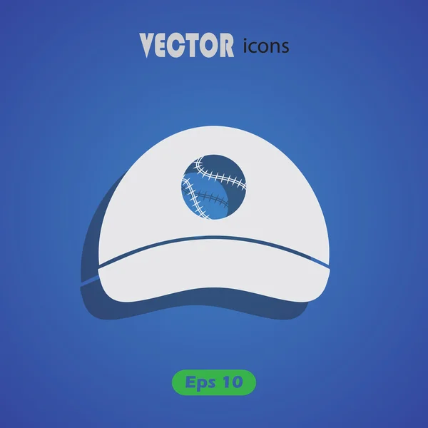 Бейсбольная кепка - Изолированный вектор — стоковый вектор
