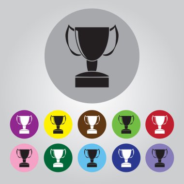 Web ve mobil için Kupası vektör simge