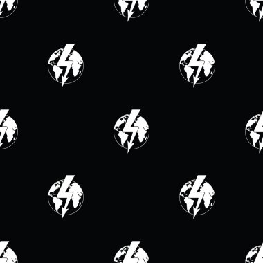 Küresel şok vektör simgesi. 