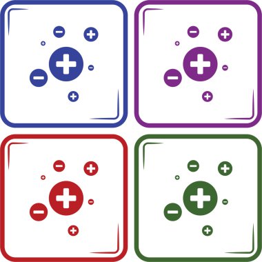 Elektron basit vektör simgesi