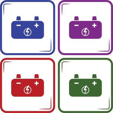 Pil basit vektör simgesi