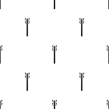 Yüksek gerilim tel direği. Vektör çizim.