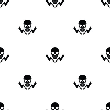 tehlike yüksek gerilim vektör simgesi