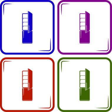 Buzdolabı vektör simgesi