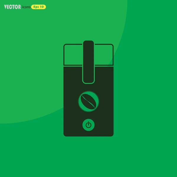 Icono de molino de café eléctrico — Vector de stock