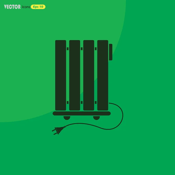 Icono del vector del calentador — Vector de stock