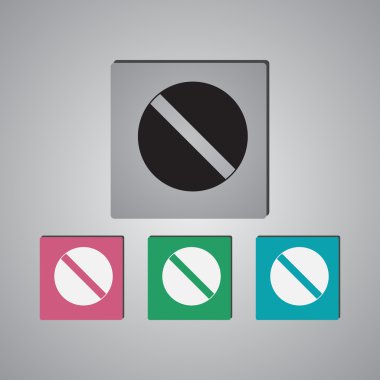 hap vektör simgesi,