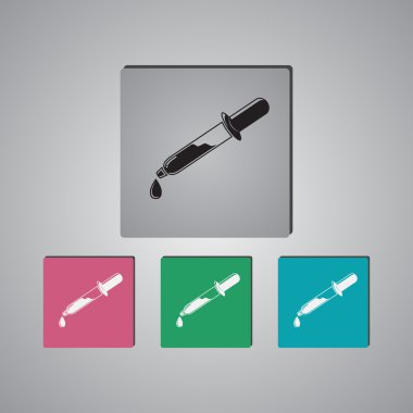 web ve mobil için tıbbi vektör simge. Düz stil