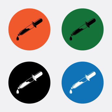 web ve mobil için tıbbi vektör simge. Düz stil