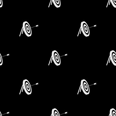 Ok ile hedef. Vektör simgesi