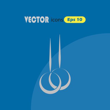 Spor yüzük vektör simgesi