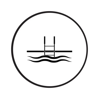 Havuzu vektör simgesi