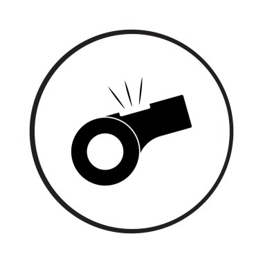 Düdük vektör simgesi 