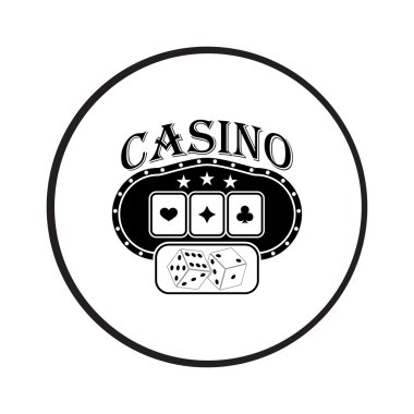 Slot makinesidir vektör simgesi