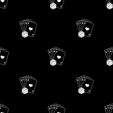 iskambil zar ile simge vektör