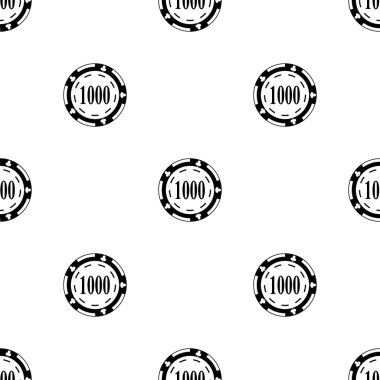 Casino çip vektör simgesi