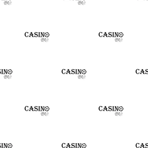 Casino-Zeichen. Vektorsymbol — Stockvektor