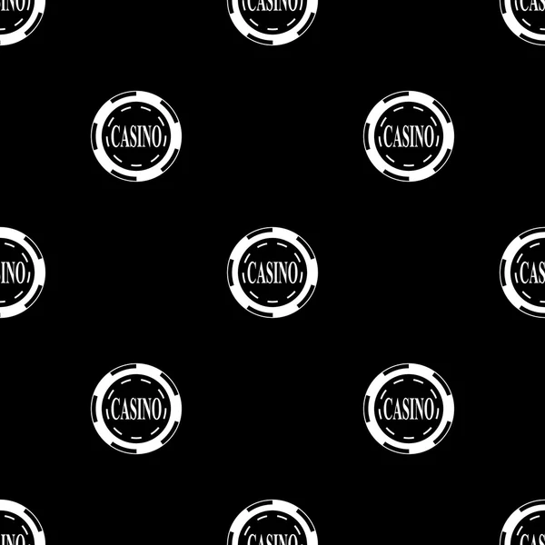 Symbol für Casino Chip Vektor — Stockvektor