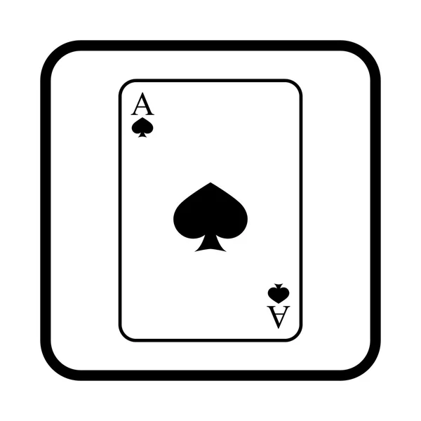 Playing cards vector icon — Stock Vector