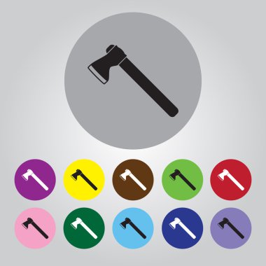 Balta vektör simgesi web ve mobil