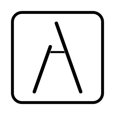 web ve mobil için merdiven vektör simge