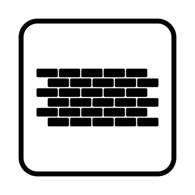 tuğla duvar vektör simgesi