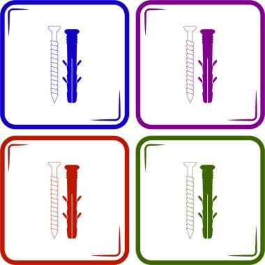 Web ve mobil için vektör simge dübel