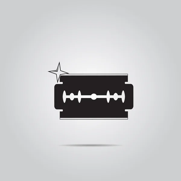 Razor blade vector icon — Stock Vector