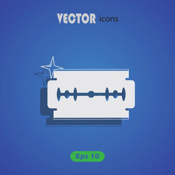 Navaja hoja vector icono — Archivo Imágenes Vectoriales