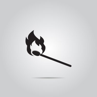 Web ve mobil için vektör simge maç