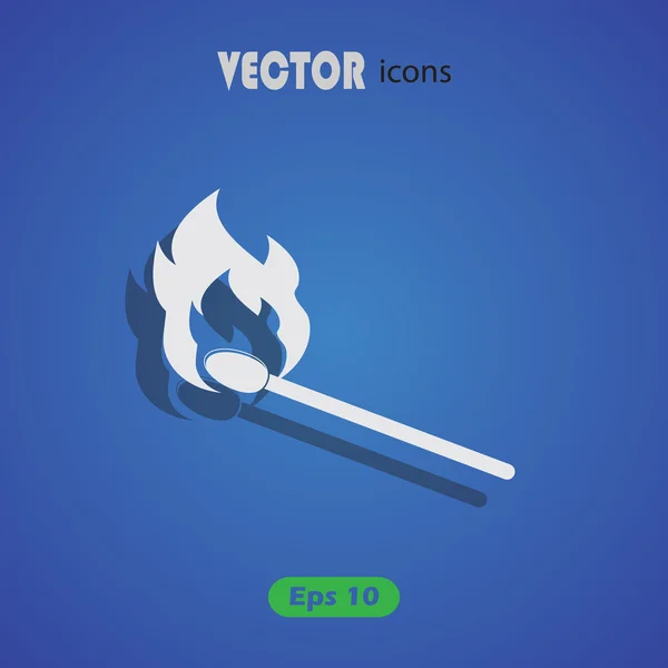 Coincidir icono de vector para web y móvil — Vector de stock