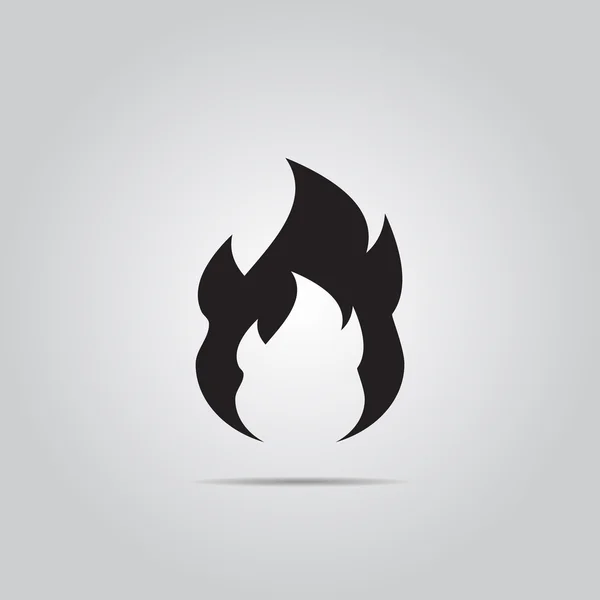 Feuer-Symbol-Vektor. — Stockvektor