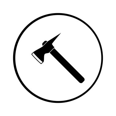 vektör siluet Yangın baltası