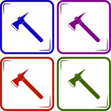 vektör siluet Yangın baltası