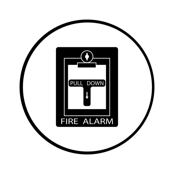 Значок пожарной сигнализации — стоковый вектор