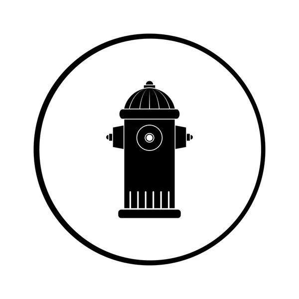 Požární hydrant symbol — Stockový vektor