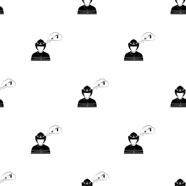 İtfaiyeci vektör simgesi