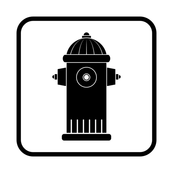 Symbol für den Feuerhydranten — Stockvektor