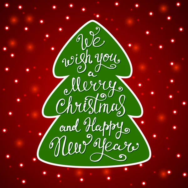 Wir wünschen Ihnen ein frohes Weihnachtsfest — Stockvektor