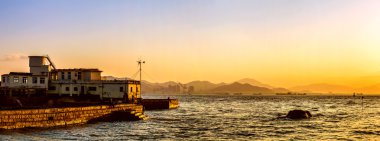 Günbatımı Gulangyu adacık Adası