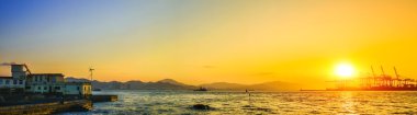 Günbatımı Gulangyu adacık Adası